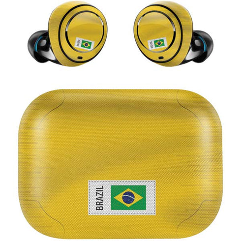 Brazil Soccer Flag Amazon Echo Buds Skin