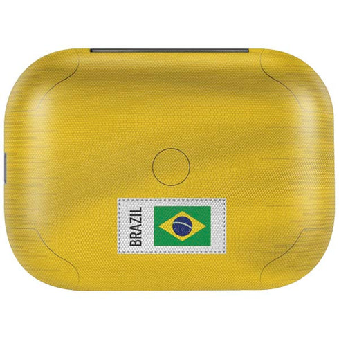 Brazil Soccer Flag Amazon Echo Buds Skin