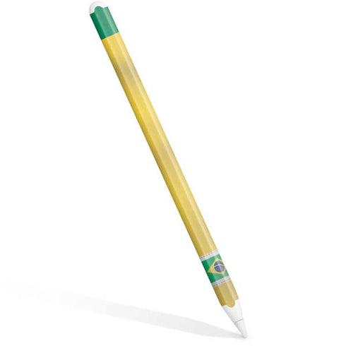 Brazil Soccer Flag Apple Pencil (2nd Gen 2019) Skin