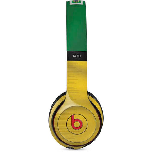 Brazil Soccer Flag Beats Solo 3 Wireless Skin