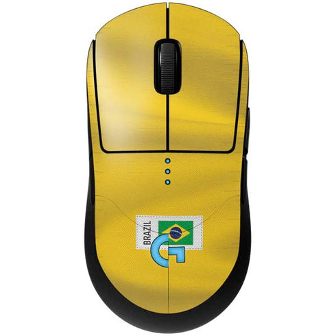 Brazil Soccer Flag G Pro Wireless Gaming Mouse Skin