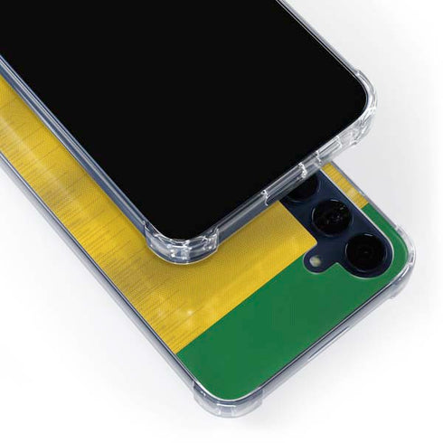 Brazil Soccer Flag Galaxy A35 5G Clear Case