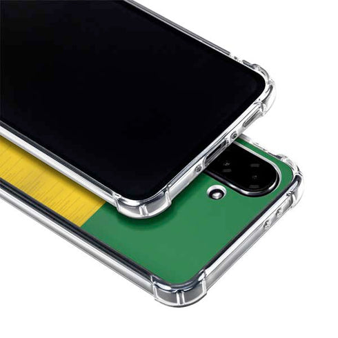 Brazil Soccer Flag Galaxy A36 5G Clear Case