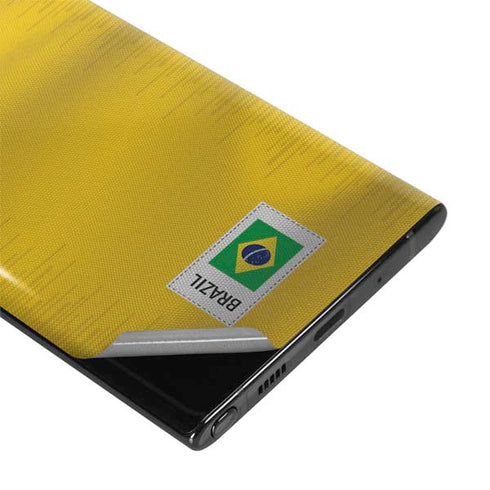 Brazil Soccer Flag Galaxy Note 10 Plus Skin