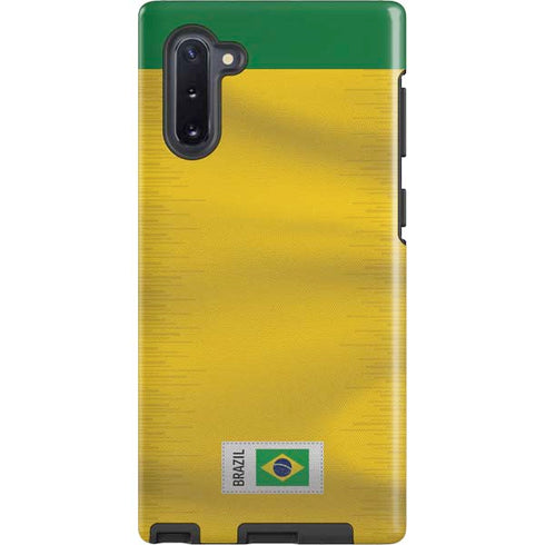 Brazil Soccer Flag Galaxy Cases