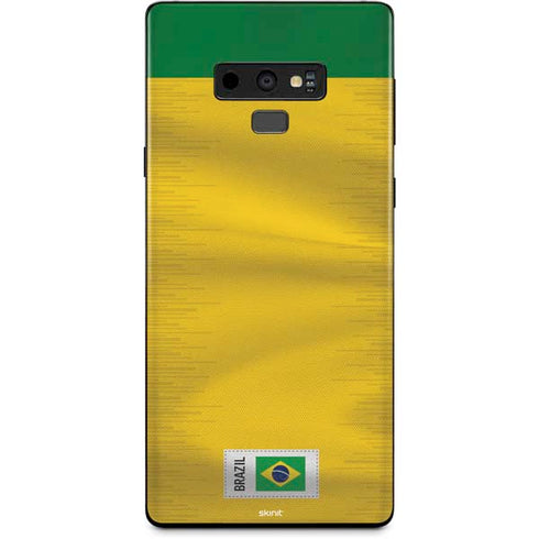 Brazil Soccer Flag Galaxy Note 9 Skin