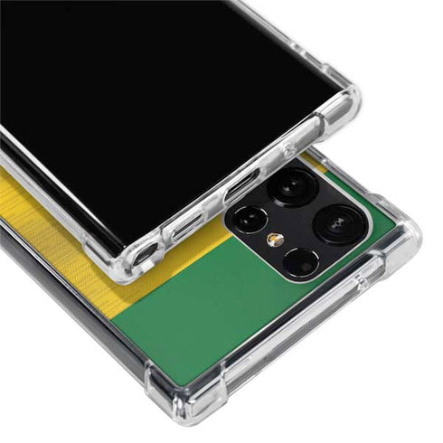 Brazil Soccer Flag Galaxy S23 Ultra Clear Case