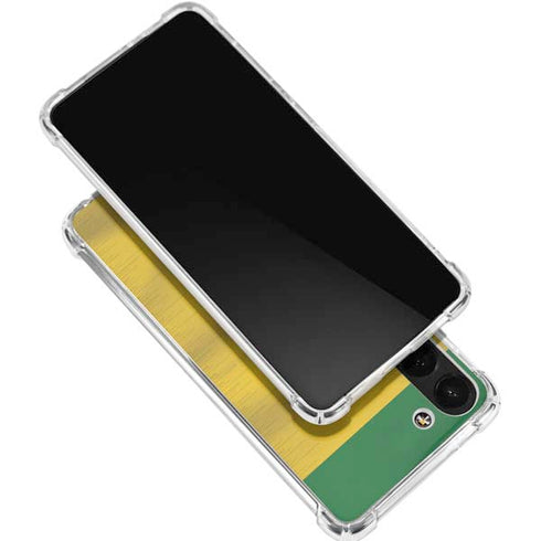 Brazil Soccer Flag Galaxy S24 FE Clear Case