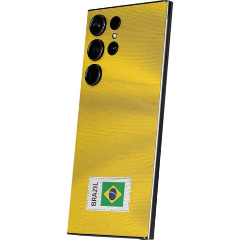 Brazil Soccer Flag Galaxy S24 Ultra Skin