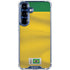Brazil Soccer Flag Galaxy S25 Plus Clear Case