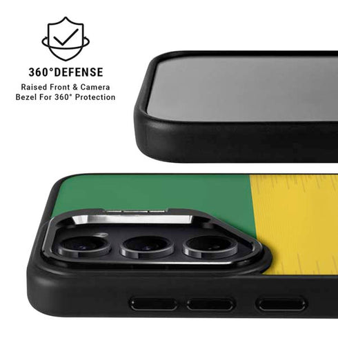 Brazil Soccer Flag Galaxy S26 Kickstand Case