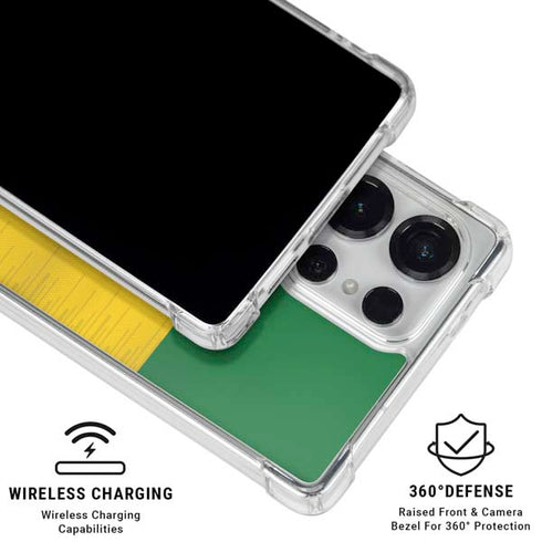 Brazil Soccer Flag Galaxy S26 Ultra Clear Case