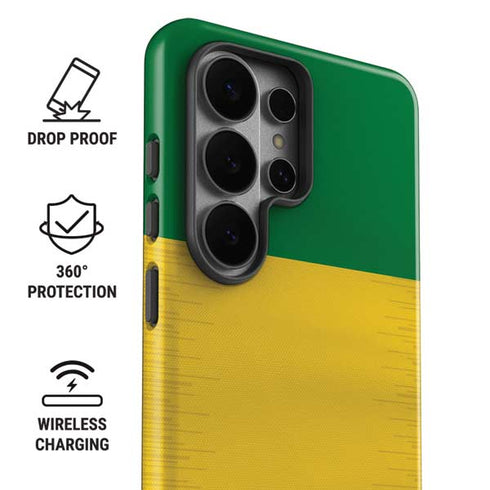 Brazil Soccer Flag Galaxy S26 Ultra Impact Case