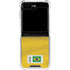 Brazil Soccer Flag Galaxy Z Flip6 Clear Case