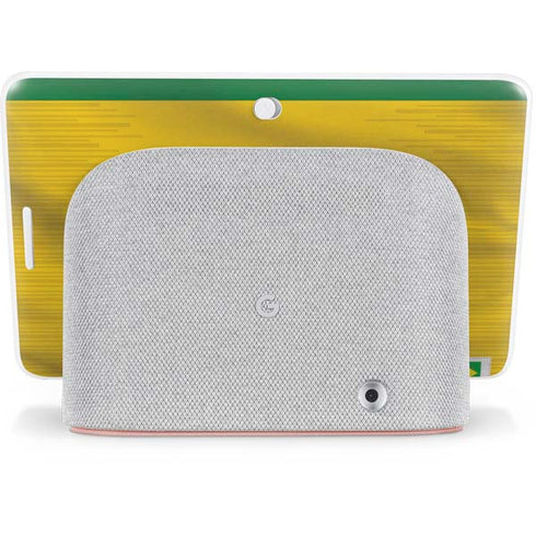 Brazil Soccer Flag Google Home Hub Skin