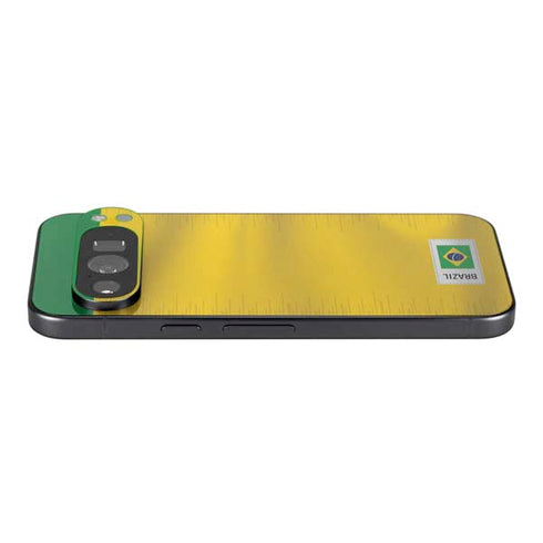 Brazil Soccer Flag Google Pixel 9 Pro Skin