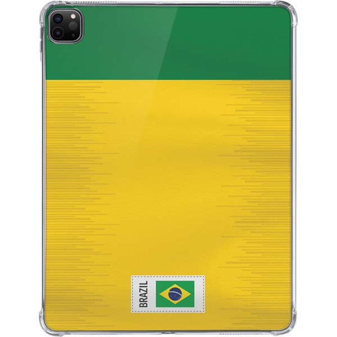Brazil Soccer Flag iPad Pro 11in (2024) Clear Case