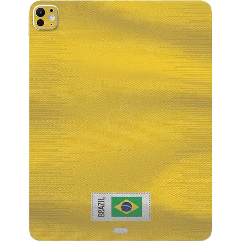 Brazil Soccer Flag iPad Pro 13in M4 (2024) Skin