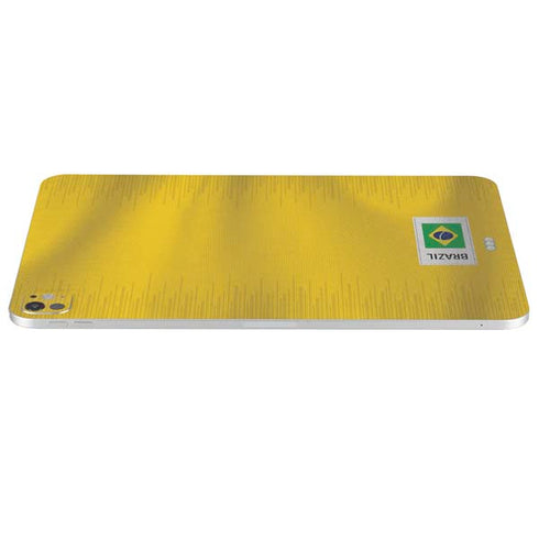 Brazil Soccer Flag iPad Pro 13in M4 (2024) Skin