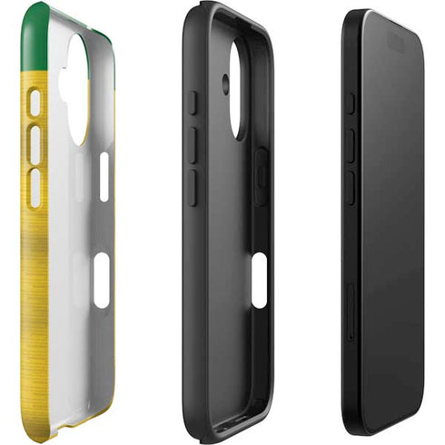Brazil Soccer Flag iPhone 16 Impact Case