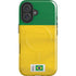 Brazil Soccer Flag iPhone 16 Magsafe Impact Case
