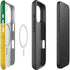 Brazil Soccer Flag iPhone 16 Magsafe Impact Case