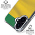 Brazil Soccer Flag iPhone 16 Plus Clear Case