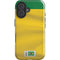 Brazil Soccer Flag iPhone 16 Plus Impact Case