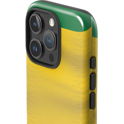 Brazil Soccer Flag iPhone 16 Pro Max Impact Case
