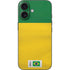 Brazil Soccer Flag iPhone 16 Skin