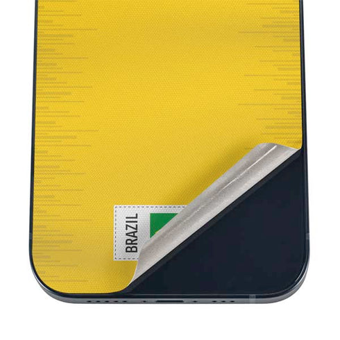 Brazil Soccer Flag iPhone 16 Skin