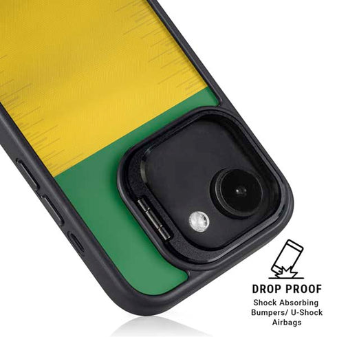 Brazil Soccer Flag iPhone 16e Kickstand Case