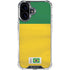 Brazil Soccer Flag iPhone 17 Clear Case
