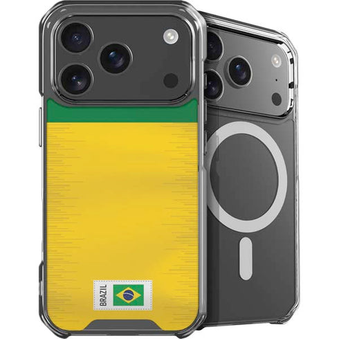 Brazil Soccer Flag iPhone 18 Pro MagSafe Case