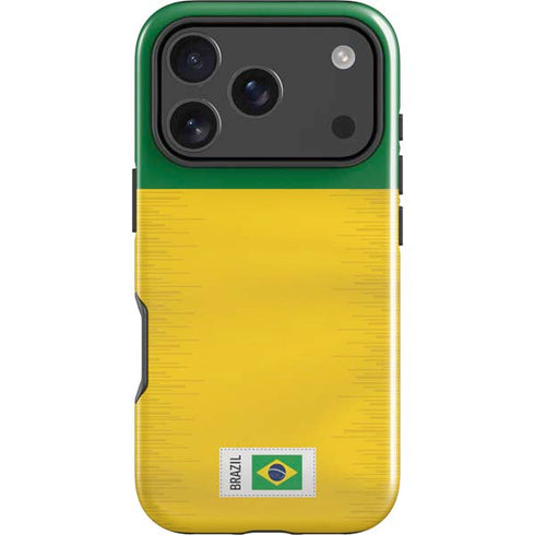 Brazil Soccer Flag iPhone 18 Pro Max Impact Case