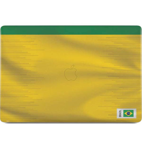Brazil Soccer Flag MacBook Skins