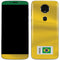 Brazil Soccer Flag Moto E5 Plus Skin