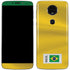 Brazil Soccer Flag Moto E5 Plus Skin
