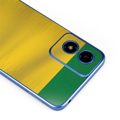 Brazil Soccer Flag Moto G Play 4G (2024) Skin