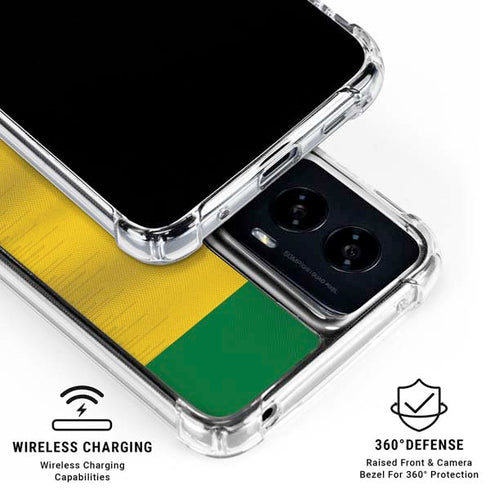 Brazil Soccer Flag Moto G Power 5G (2024) Clear Case