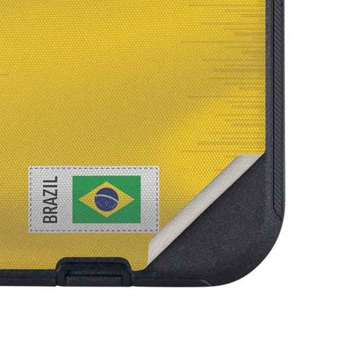 Brazil Soccer Flag Otterbox Defender iPhone Skin