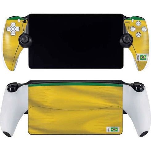Brazil Soccer Flag PlayStation Portal Remote Player Skin