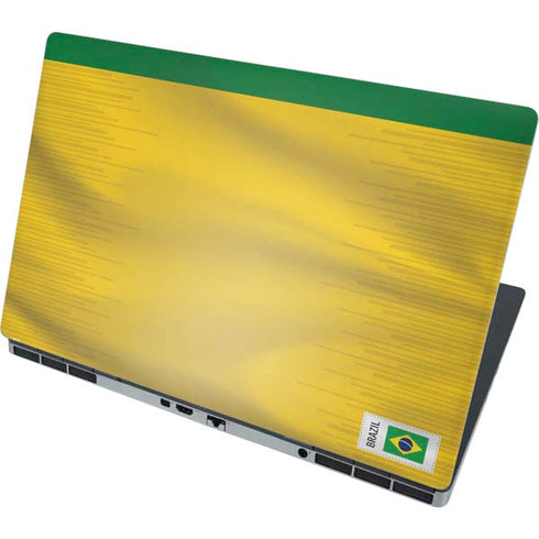 Brazil Soccer Flag Dell Precision Skin