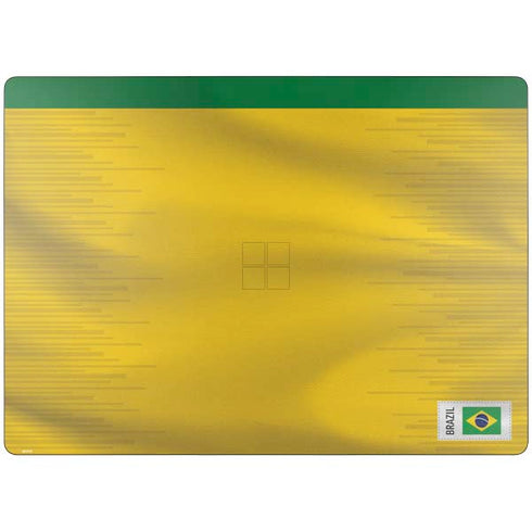 Brazil Soccer Flag Surface Laptop 7 13.8in Skin