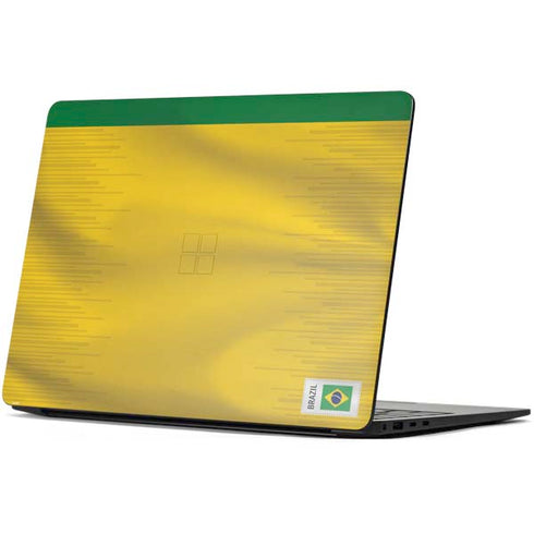 Brazil Soccer Flag Surface Laptop 7 15in Skin