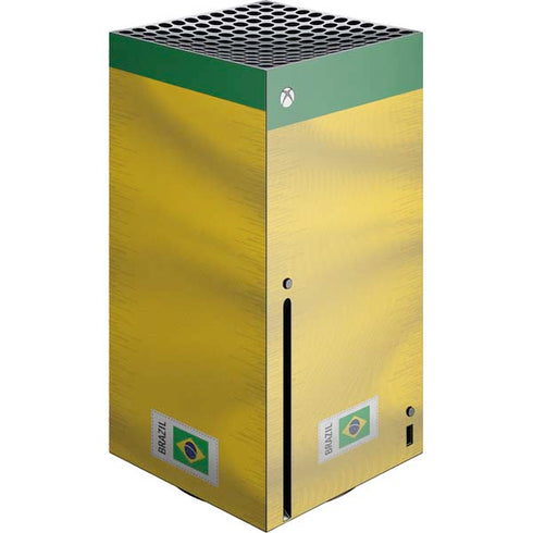 Brazil Soccer Flag Xbox Series X Skins