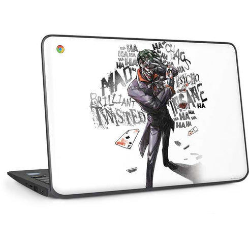 DC Comics The Joker Brilliantly Twisted HP Chromebook Skin