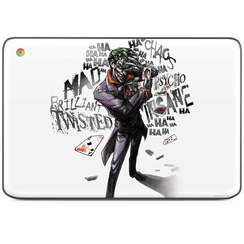 DC Comics The Joker Brilliantly Twisted HP Chromebook Skin