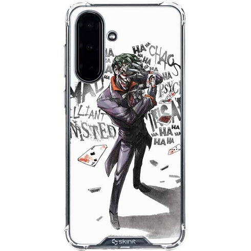 DC Comics The Joker Brilliantly Twisted Galaxy A36 5G Clear Case