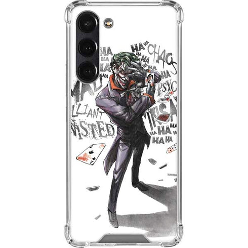 DC Comics The Joker Brilliantly Twisted Galaxy S24 FE Clear Case